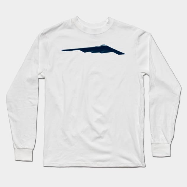 Stealth Bomber - B2 Spirit Long Sleeve T-Shirt by BeachBumPics